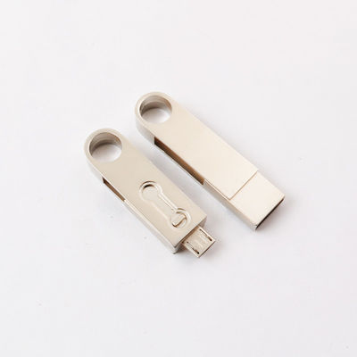 Metal OTG 3.0 Micro Usb Stick 128GB 7mm Untuk Penggunaan Ponsel Android