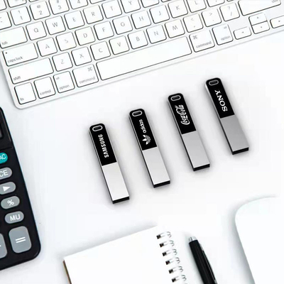 Laser Logo Shinny LED Light Usb Flash Drive 2.0 Memori Penuh Berkualitas Tinggi