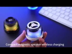Pengecas nirkabel multifungsi Frekuensi kerja 100-205KHZ Fidget Spinner Light dan ABS di dalam