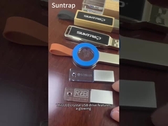 Botol USB Flash Drive di dalam kosong bisa menempatkan Crystal USB 2.0 dan USB 3.0